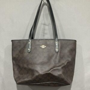 Coach Signature Brown/Black Tote Bag